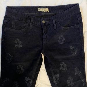 Free People Corduroys with design